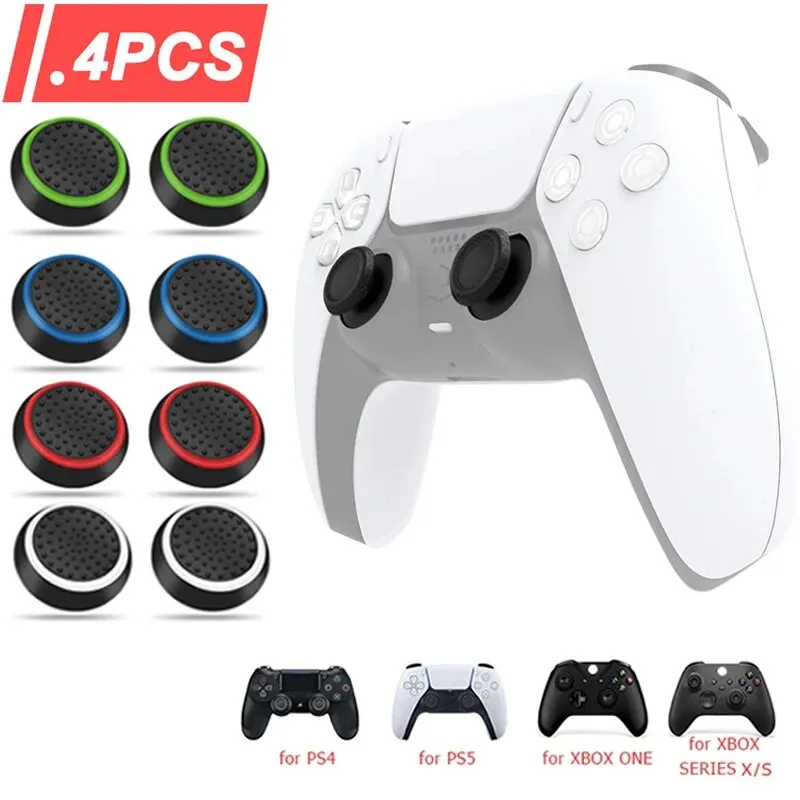 Sony Console Ps5 Pro - 4PCS Silicone Analog ThumbStick Grip Caps