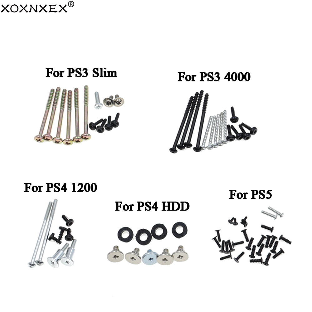 Gaming Console Sony - 1Set Housing Shell Replacement Power Screws