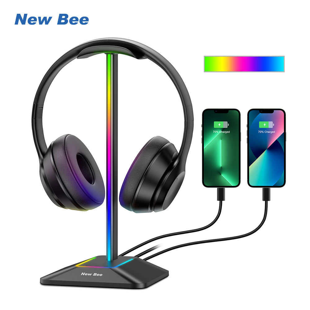 New Bee Z8 RGB Headphones Stan - Headset Gaming Console ulasan dan harga