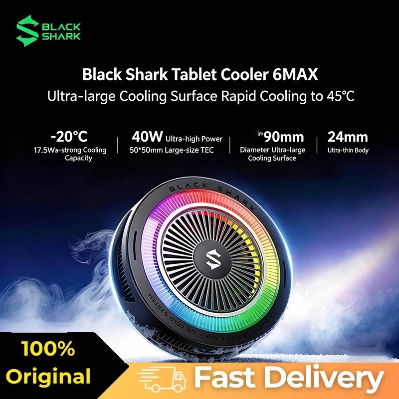 Black Shark Tablet Cooler 6Max - Gaming Console For Ipad ulasan dan harga