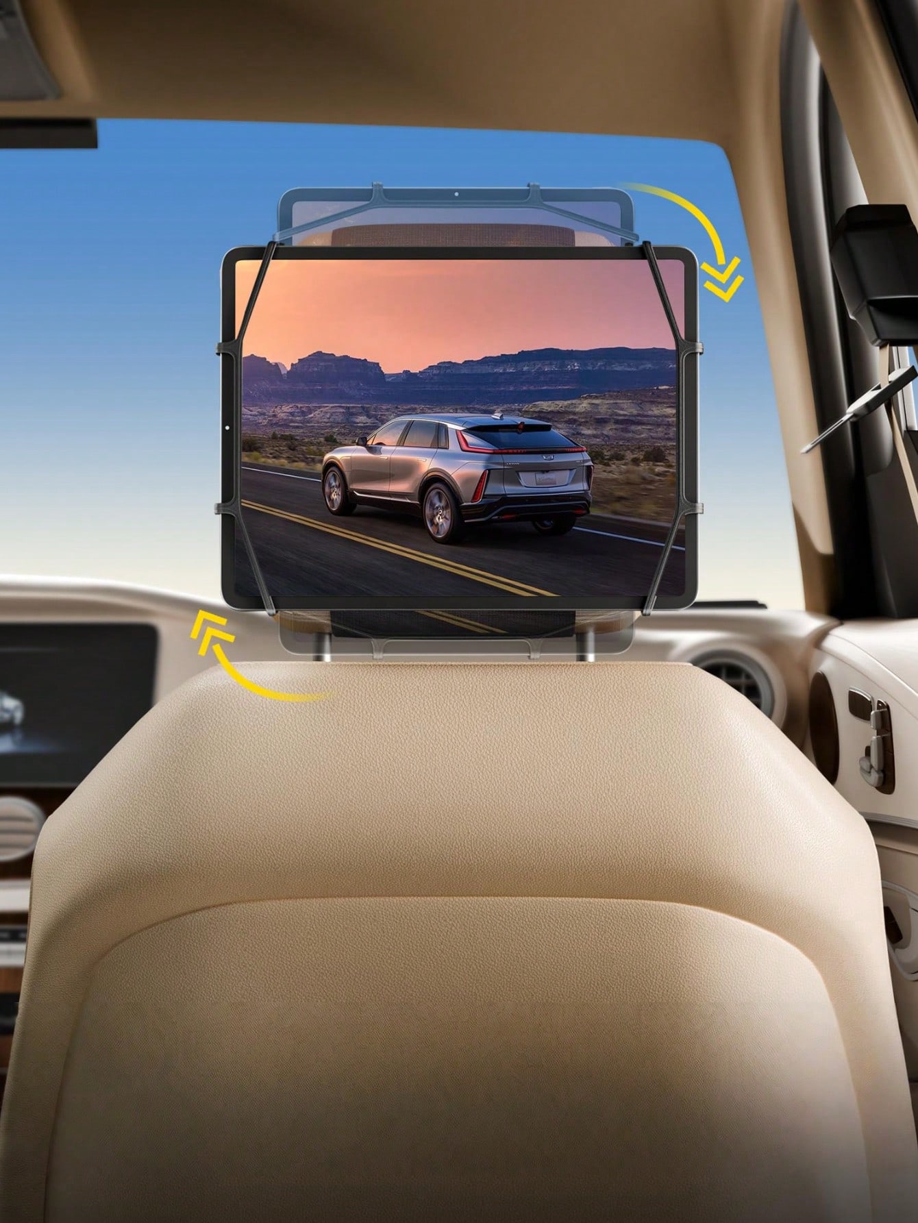 Car Headrest Tablet Holder – 3 - Gaming Console For Ipad ulasan dan harga