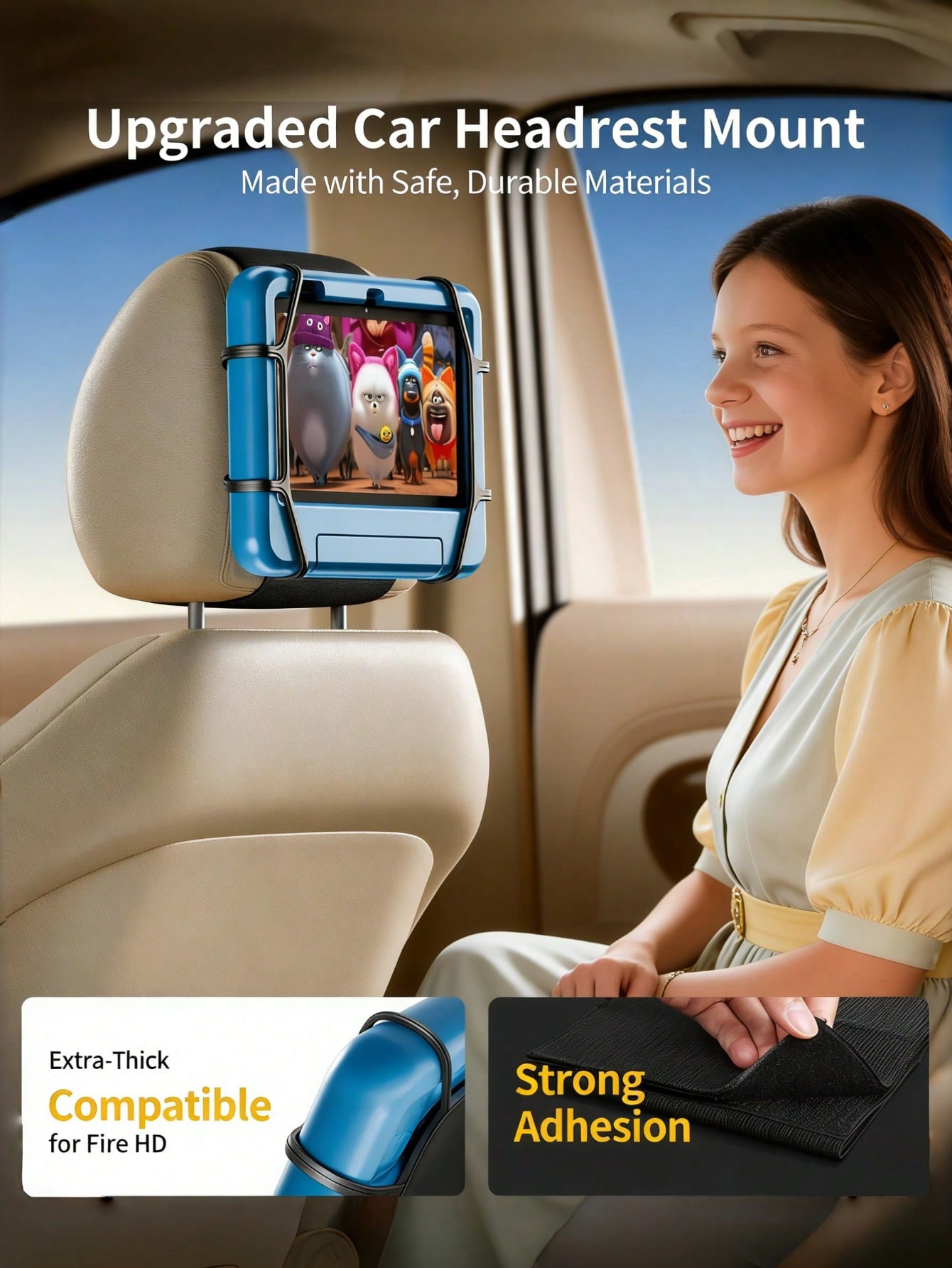 Car Headrest Tablet Holder – 3 - Gaming Console For Ipad ulasan dan harga