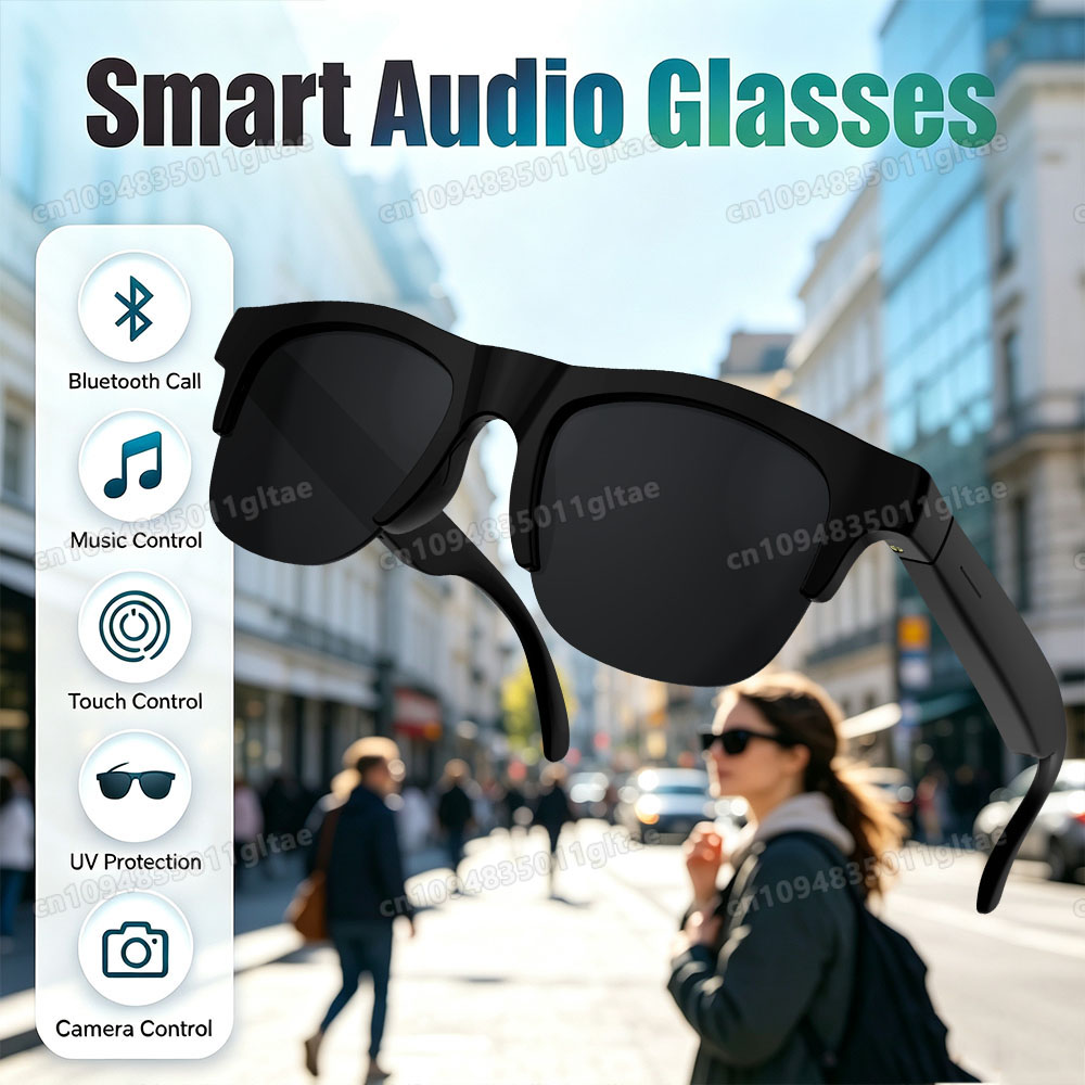 NEW Smart Glasses V5.3 Bluetoo - Headset Gaming Console ulasan dan harga