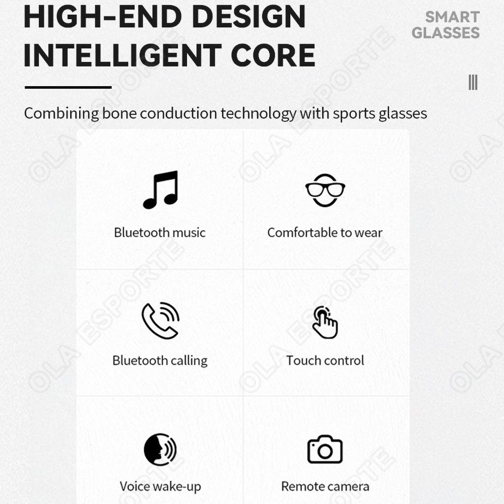 NEW Smart Glasses V5.3 Bluetoo - Headset Gaming Console ulasan dan harga