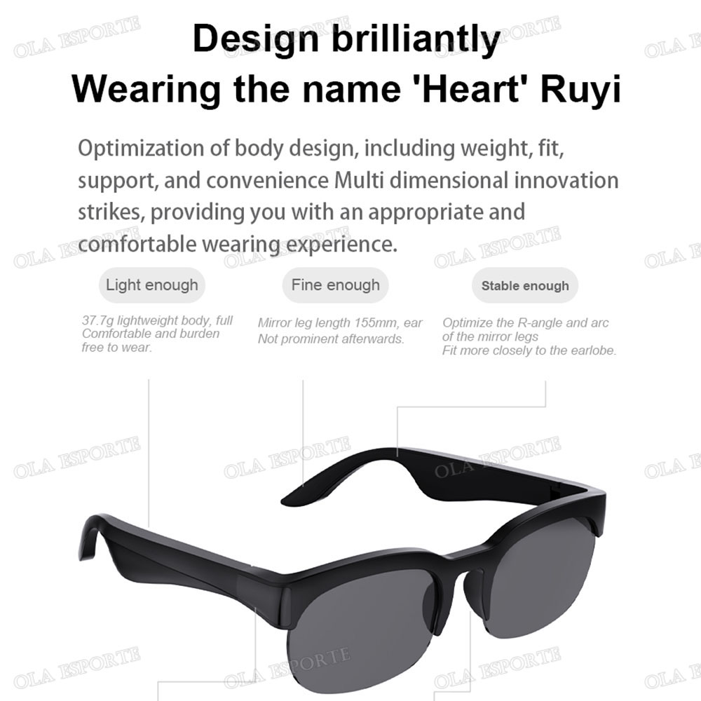 New Smart Bluetooth V5.3 Sungl - Headset Gaming Console ulasan dan harga