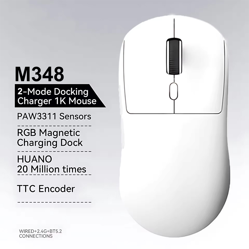 M348 2.4G Wireless Mouse Recha - Gaming Console For Ipad ulasan dan harga