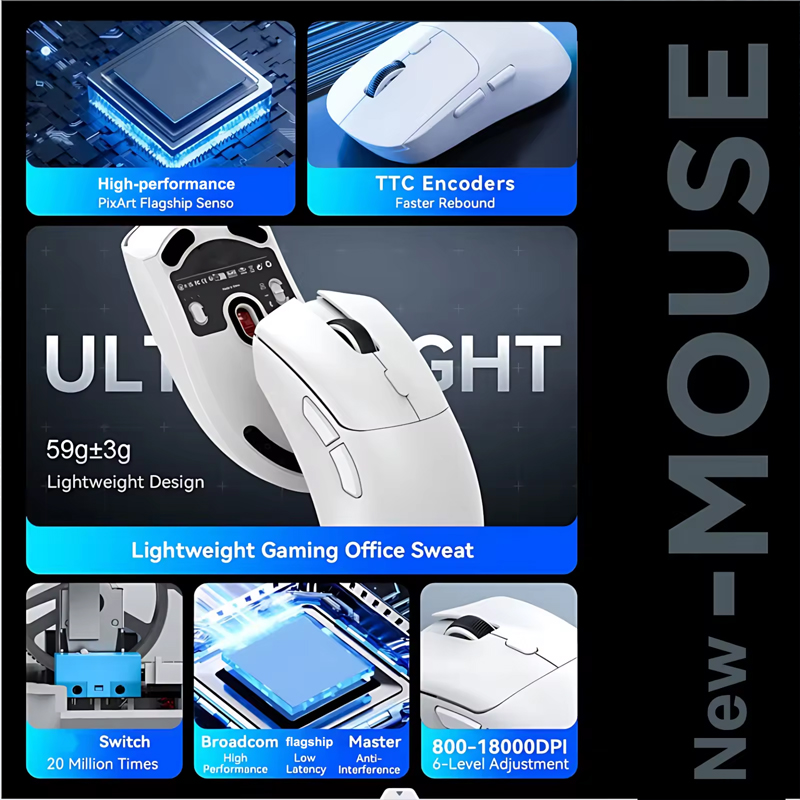 M348 2.4G Wireless Mouse Recha - Gaming Console For Ipad ulasan dan harga
