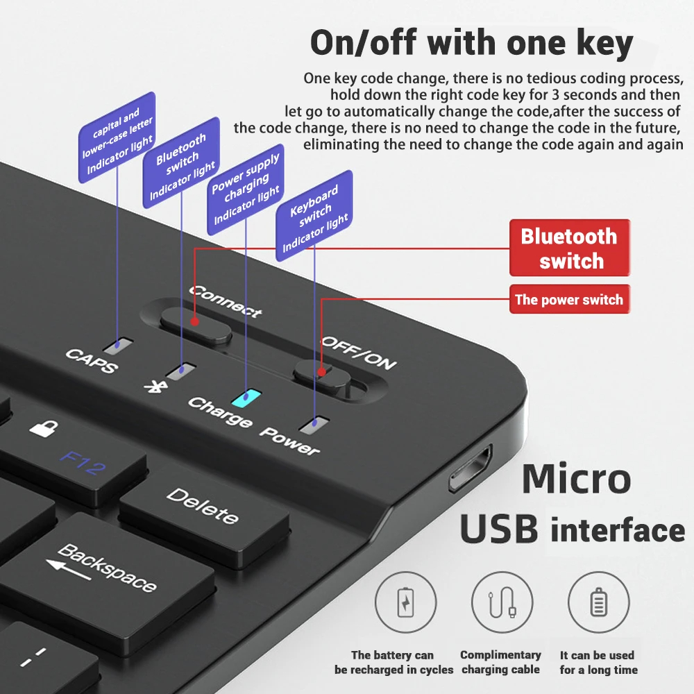 Mini Keyboard Wireless Bluetoo - Gaming Console For Ipad ulasan dan harga