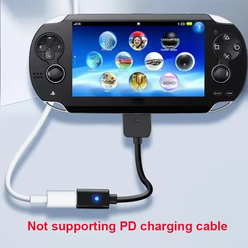 10CM Black USB-C Charging Adap - Gaming Console Sony ulasan dan harga