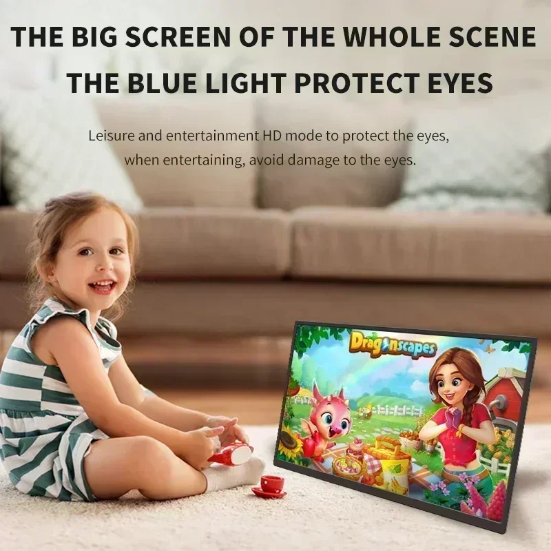 HGFRTEE Portable Monitor 18.5i - Gaming Console Under 1000 ulasan dan harga