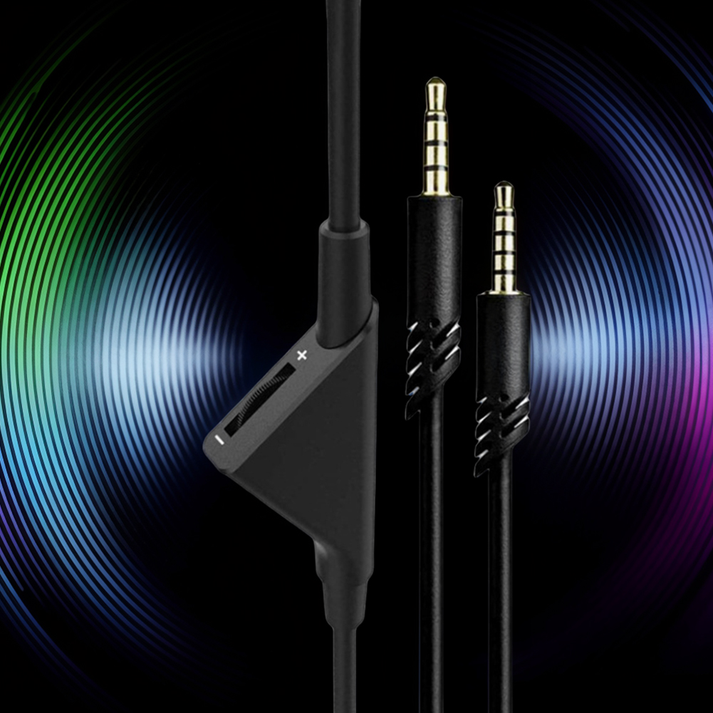 2.0M/6.5 Feet Aux Wire W/ Volu - Headset Gaming Console ulasan dan harga