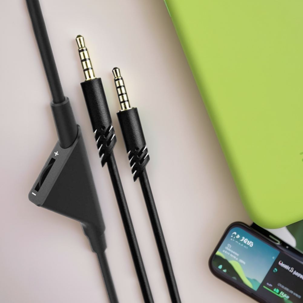 2.0M/6.5 Feet Aux Wire W/ Volu - Headset Gaming Console ulasan dan harga