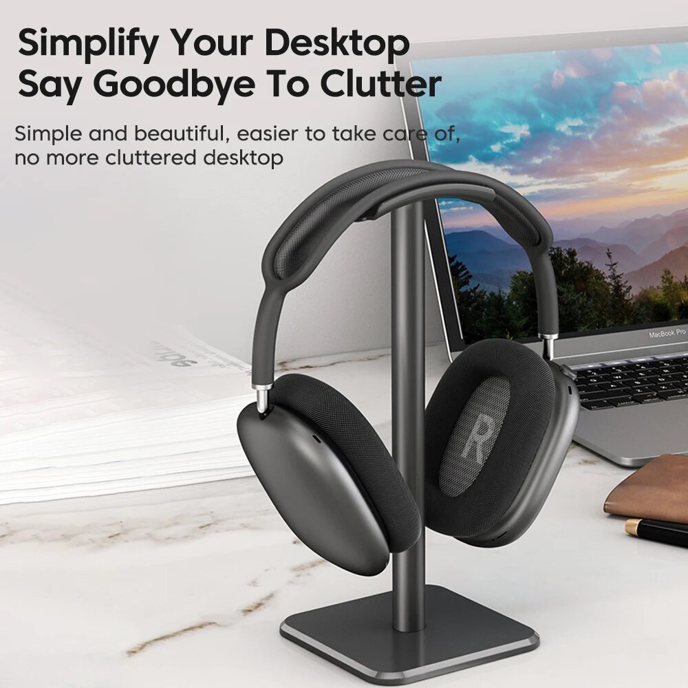 Universal Headphone Stand Alum - Headset Gaming Console ulasan dan harga