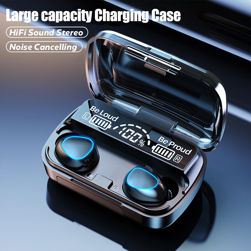 TWS Auriculares Bluetooth Wire - Gaming Console Power Bank ulasan dan harga