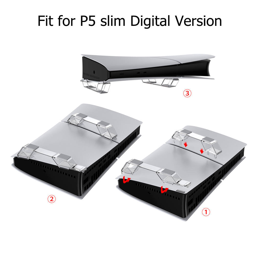 Horizontal Stand for PS5 Slim  - Gaming Console Sony ulasan dan harga