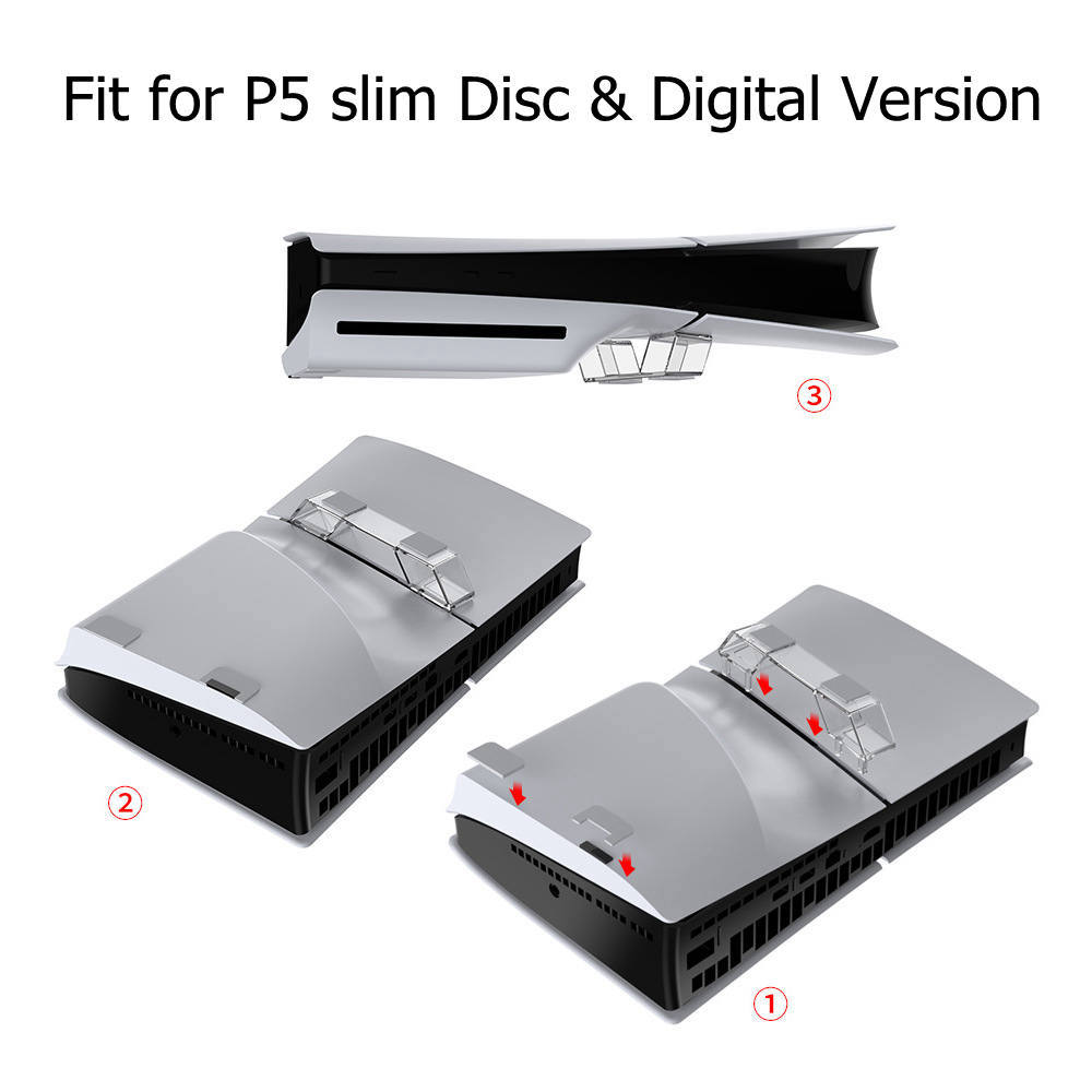 Horizontal Stand for PS5 Slim  - Gaming Console Sony ulasan dan harga