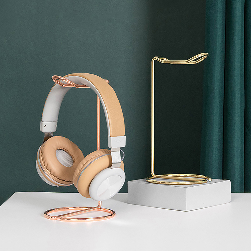 1pc Iron Line Headphone Stand  - Headset Gaming Console ulasan dan harga